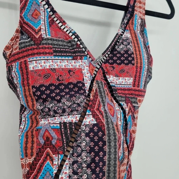 SEA level swim Arielle V front and back one peice swimsuit night sky size 6 - Picture 8 of 11